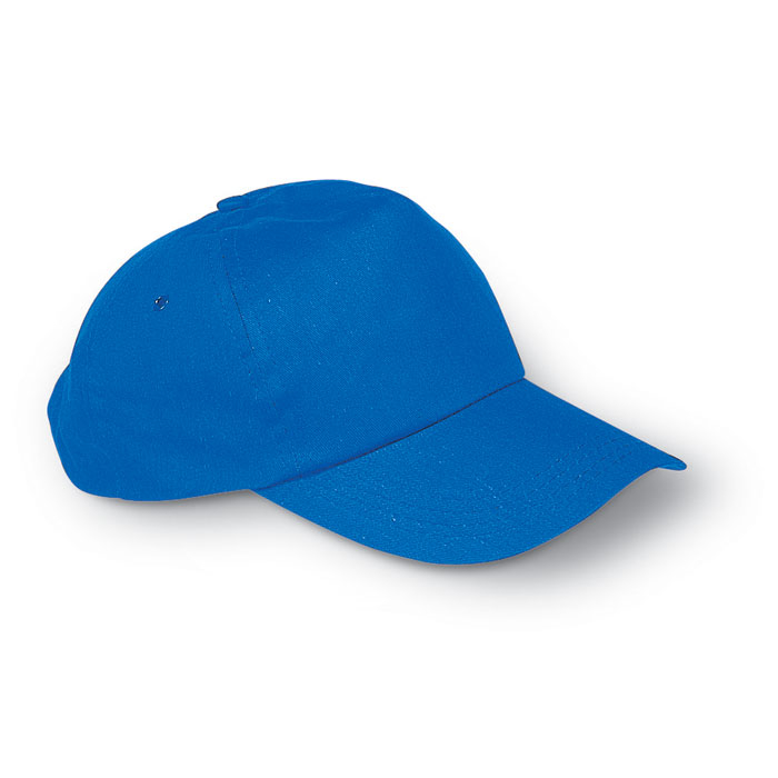 Casquette publicitaire avec logo 5 pans GLOP CAP Bleu royal